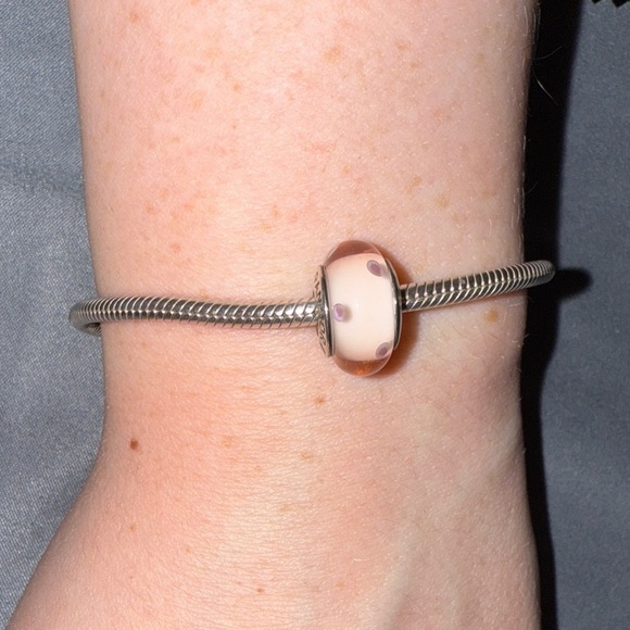 Pandora Jewelry - Pandora Murano Baby Pink Charm​​